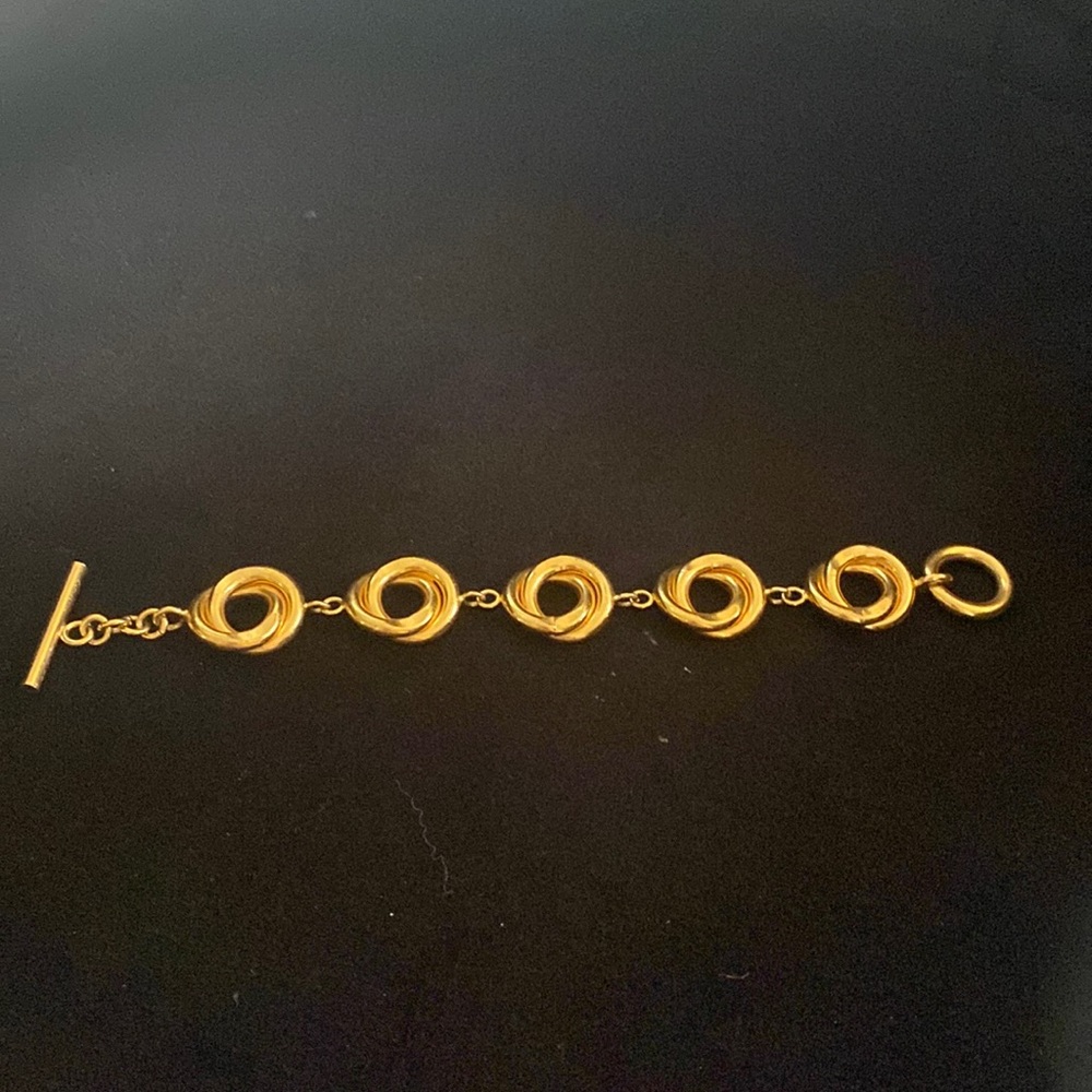Julie Vos chunky circle link bracelet